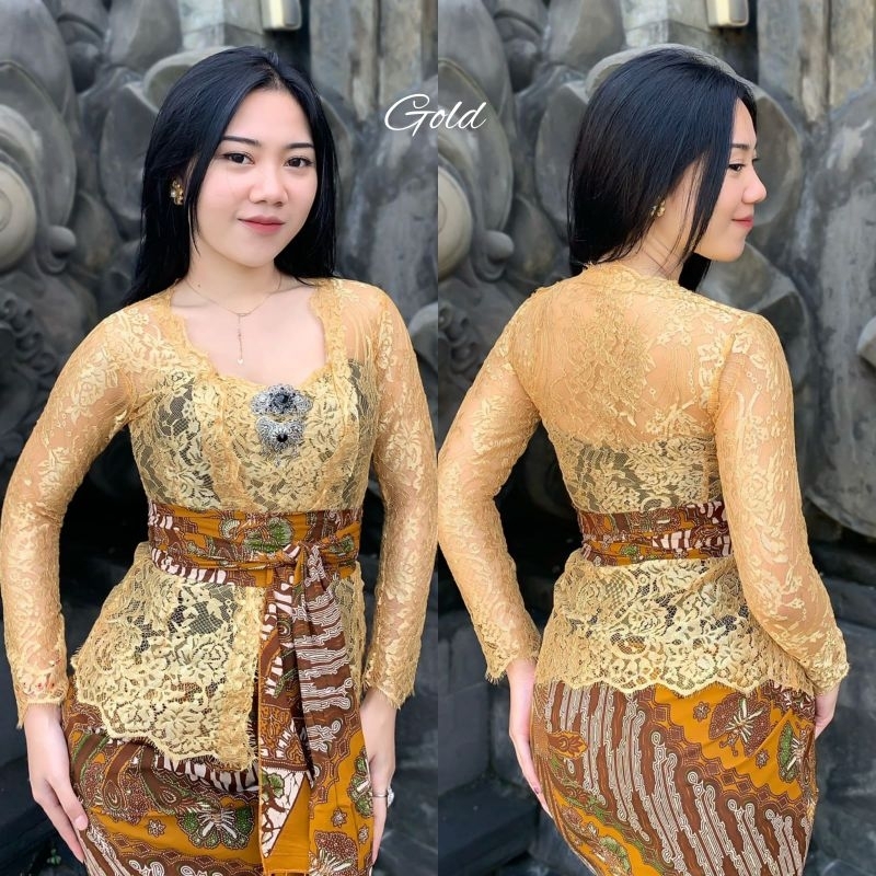 kebaya jadi metalik ORI (hanya kebaya)