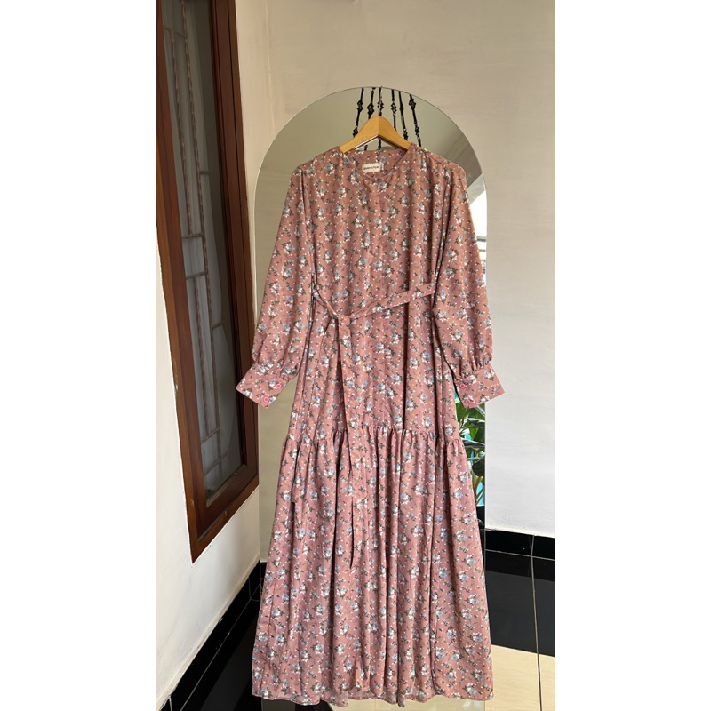 Jemma florie Dress Motif cringkel