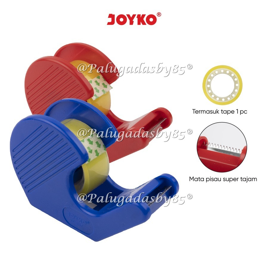 

(1 Biji) Tape Cutter JOYKO TC-117 / Tape Cutter Tape Dispenser Pemotong Pita Perekat Joyko TC-117