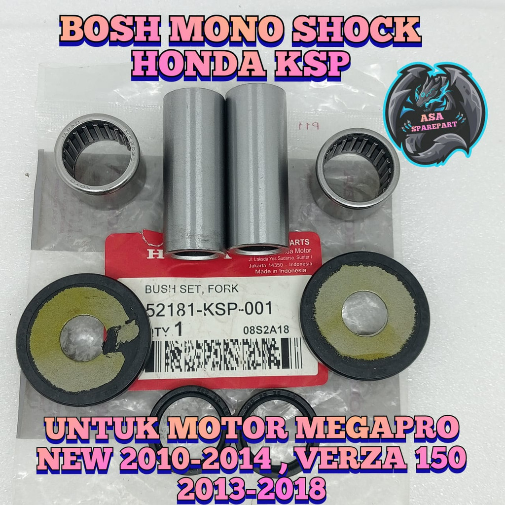Bosh Arm KSP Asli Original Motor Honda MEGAPRO MONOSHOCK , VERZA 150 , CB 150 Verza , Mega pro Mono 