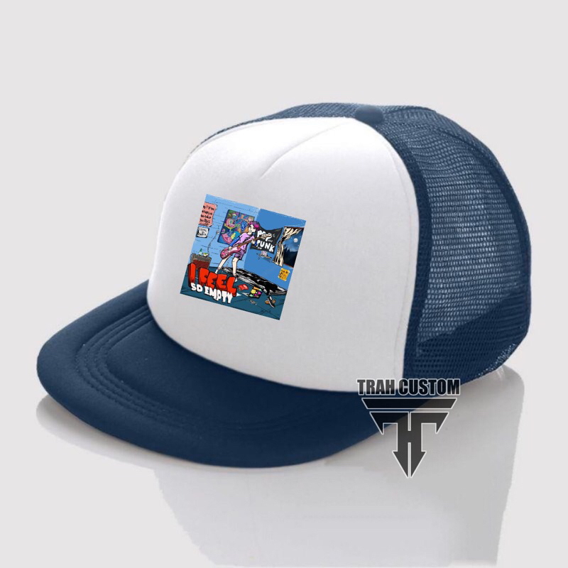 Topi Trucker - I feel so empety - Pop Punk / Snapback Trucker Hat Band / Topi Snapback Trucker Distr