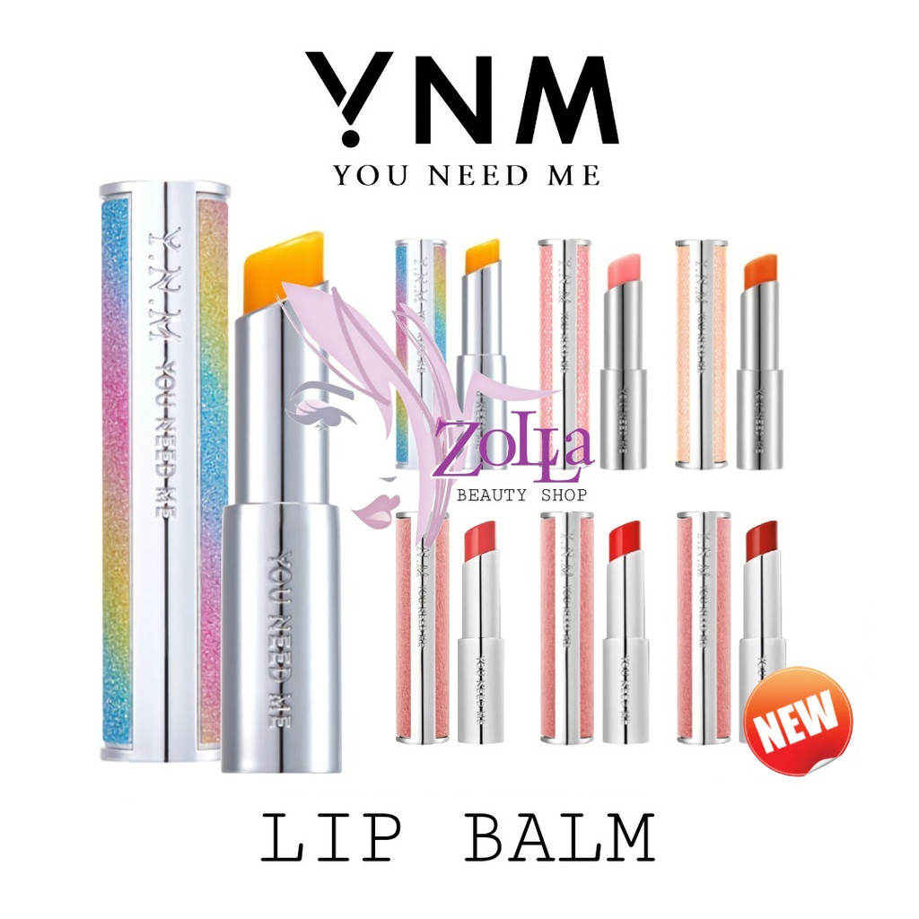 YNM LIP BALM KOREA - BPOM - YNM YOU NEED ME RAINBOW HONEY CANDY POP GLOW MELTING BALM