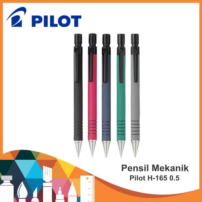 Pilot H-165 0.5 / Pensil Mekanik / Alat Tulis / Pensil Mekanik Pilot / Pilot H-165
