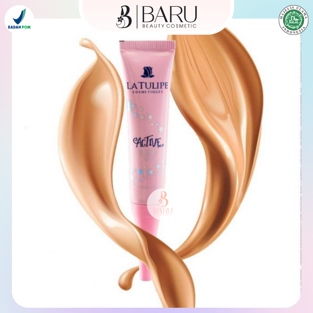 La Tulipe Active BB Cream | Kosmetik Wajah | BB Cream | Base Makeup | Alas Bedak | Primer | Perawatan Makeup | Original | BPOM