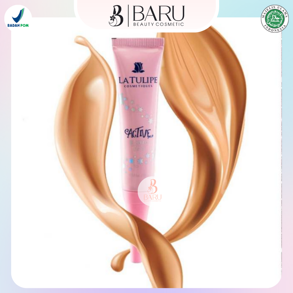 La Tulipe Active BB Cream | Kosmetik Wajah | BB Cream | Base Makeup | Alas Bedak | Primer | Perawata