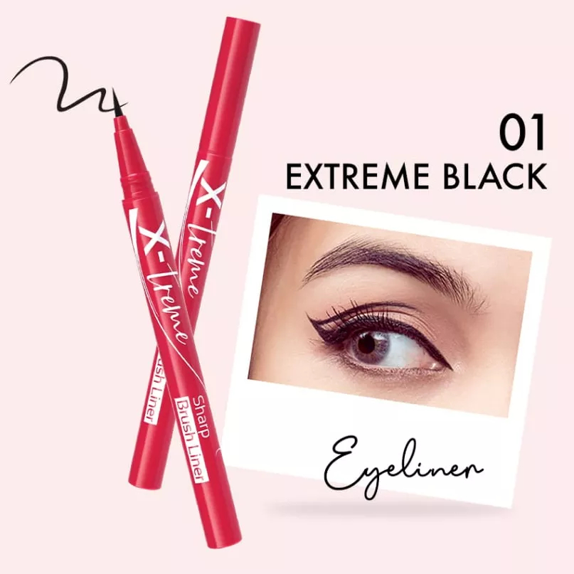 ❤️ MEMEY ❤️ SILKYGIRL X-treme Sharp Brush Liner || Silkygirl Extreme Eyeliner