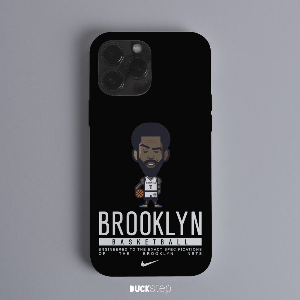 Duckstep Case NBA Kyrie Irving Brooklyn Nets Iphone Samsung Oppo Vivo Hardcase Softcase Glass Case P
