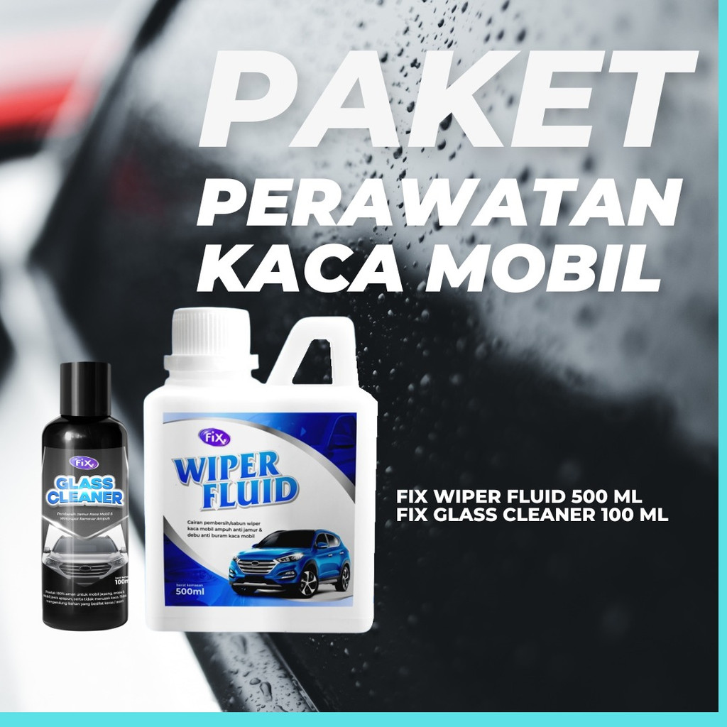 Paket Perawatan Kaca pembersih Wiper Mobil dan Penghilang Jamur Kaca Mobil / Spion Ampuh Bergaransi