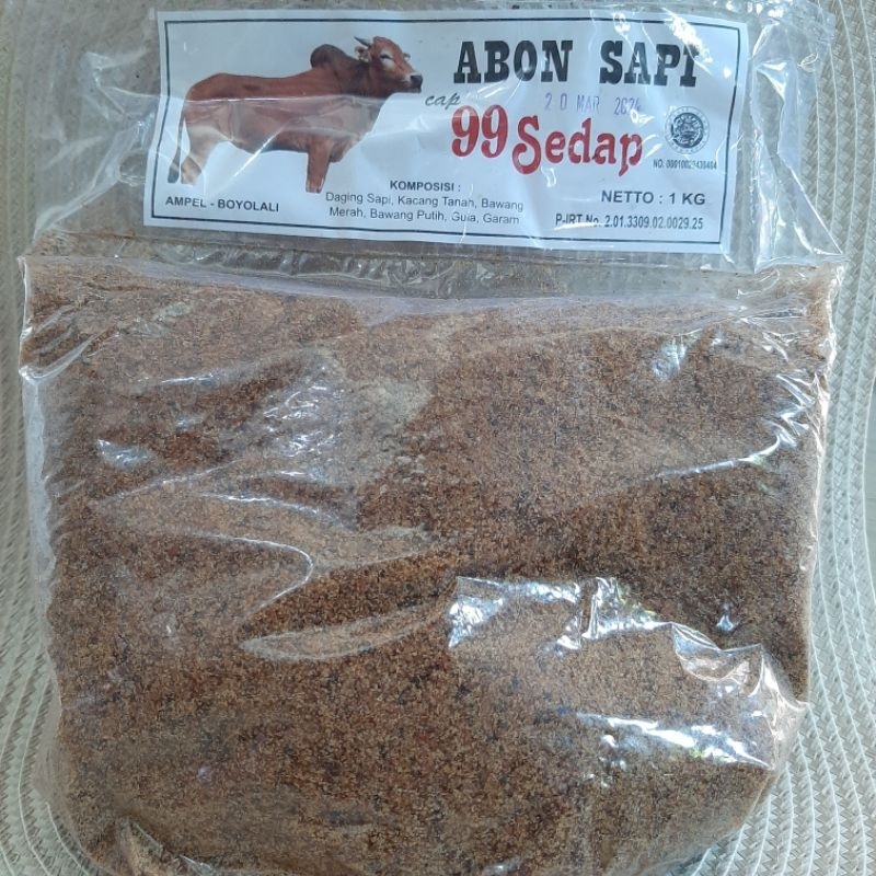 

TERMURAH! Abon sapi cap 99 sedap 1kg