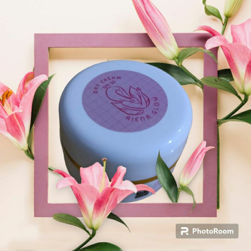 DAY CREAM RIENAGLOW SPF 50 SUNSCREEN PEMUTIH WAJAH