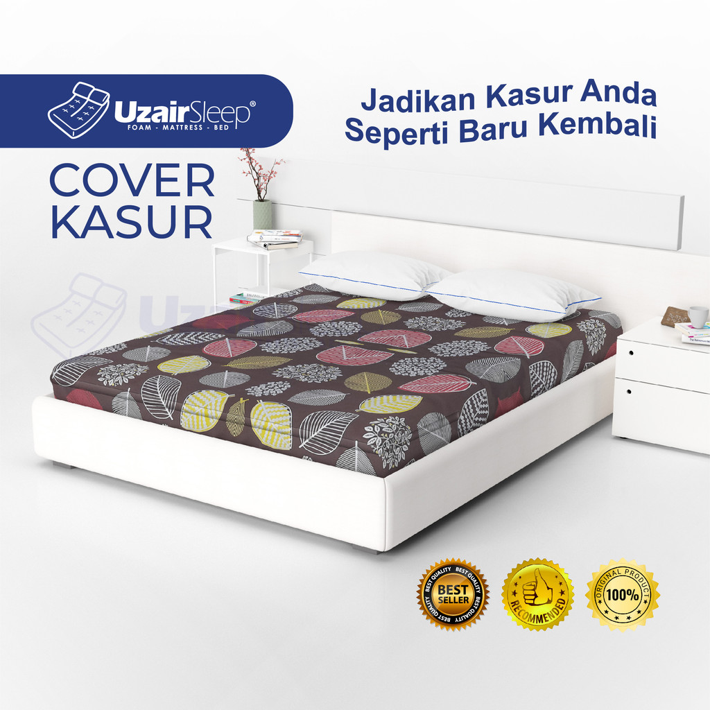 UZAIR SLEEP - Cover Kasur Busa Bahan Katun Sarung Kasur