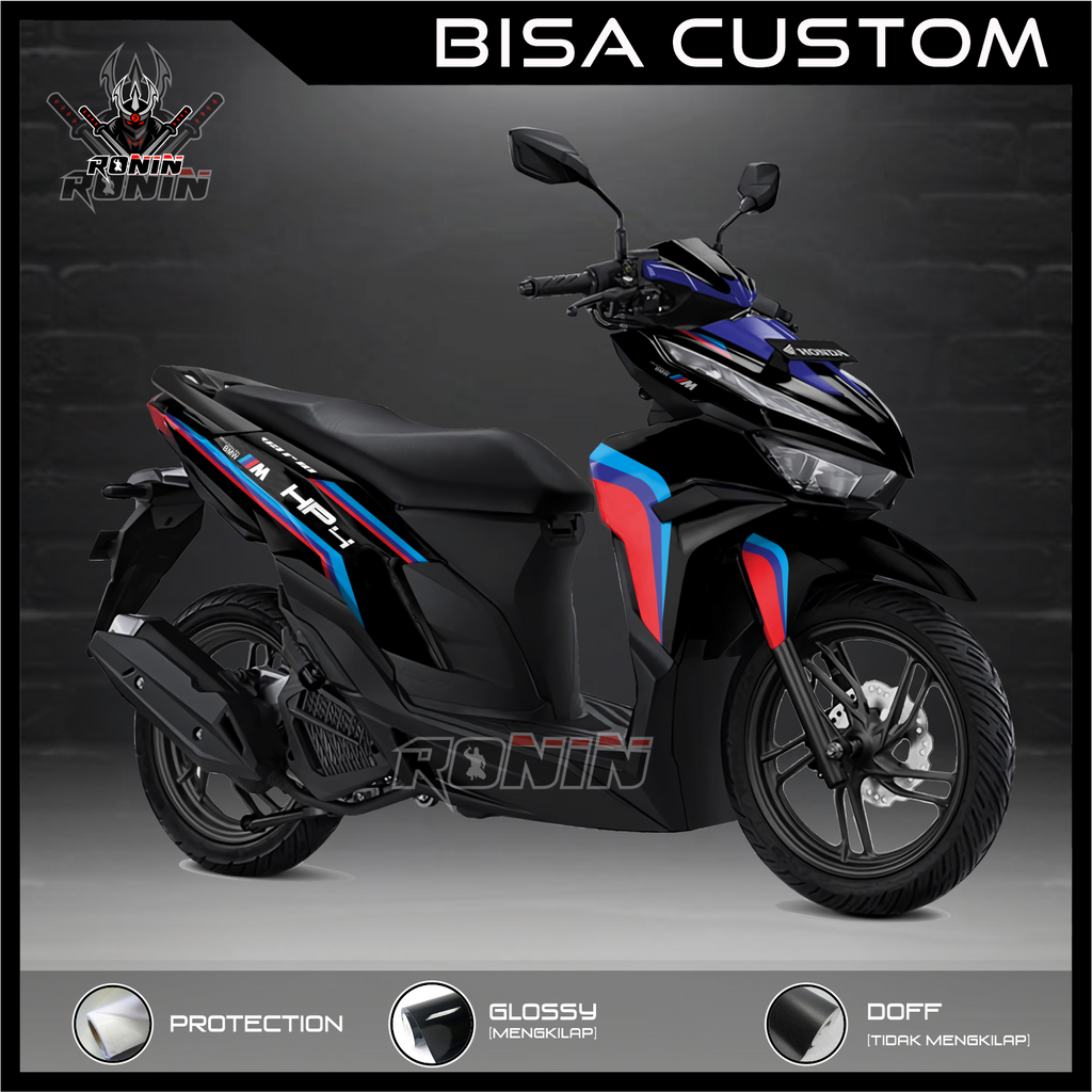 Sticker Decal FULL BODY All New Vario 125 (2022) Motif BMW bc Livery