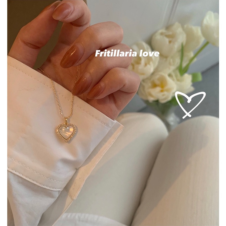 Kalung Fritillaria Love Necklace Fashion