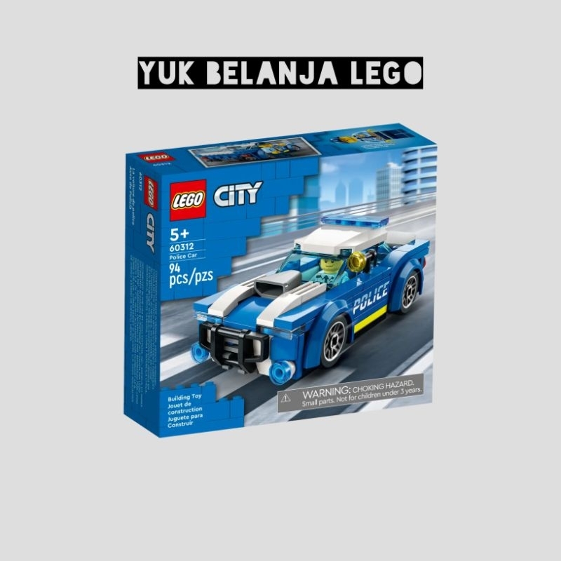 Mainan Mobil Polisi LEGO City 60312 94 Pcs