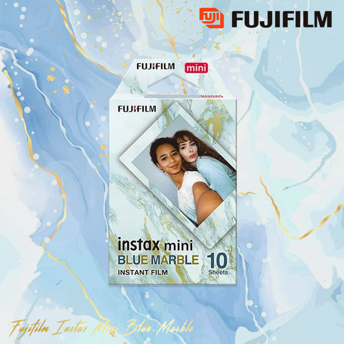 Fujifilm Instax mini Blue Marble / Bluemarble isi 10 Film Polaroid