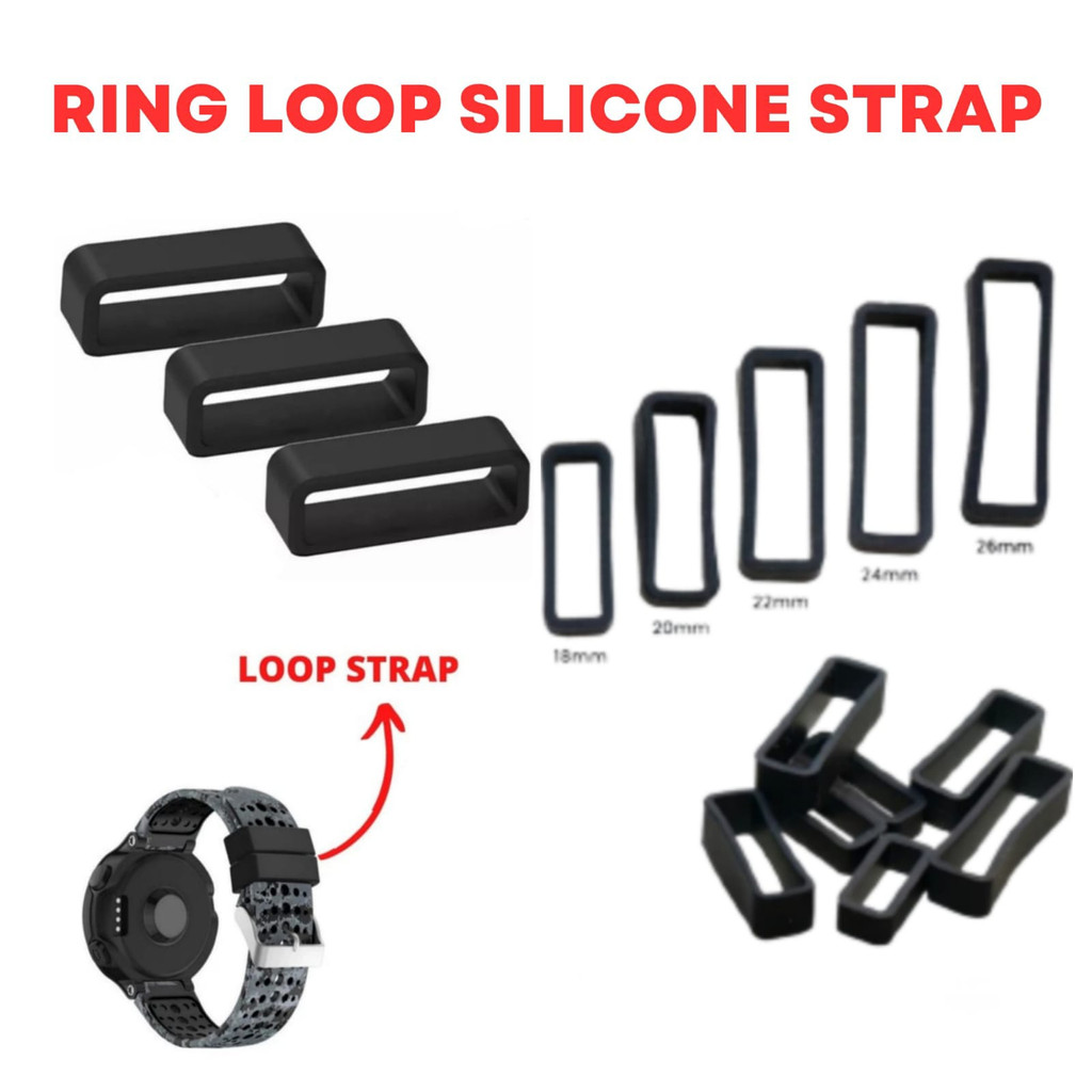 LOOP Strap GARMIN Forerunner 235 230 620 630 735XT Kolong Karet Jam 935