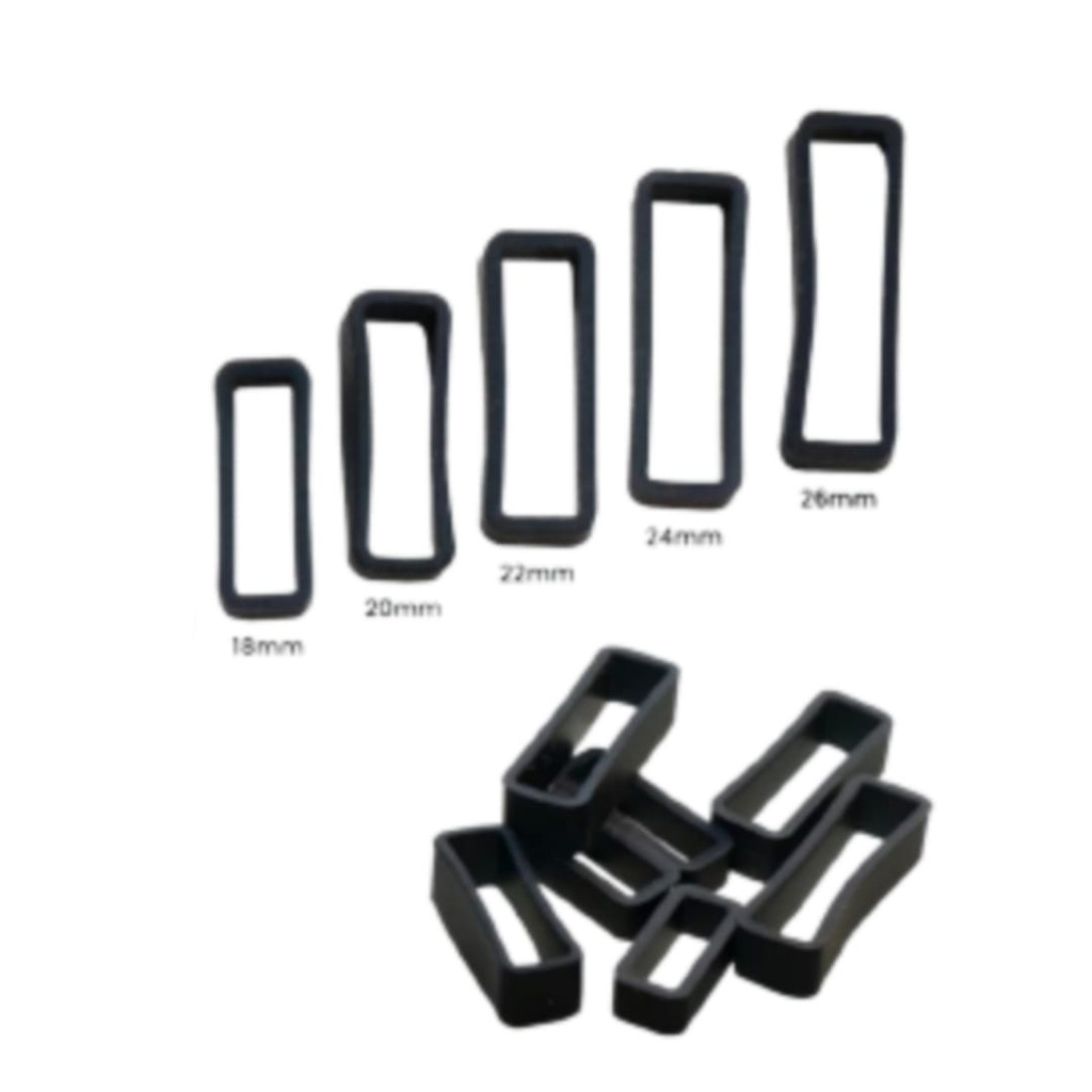 Ring LOOP Strap Band Garmin Universal 18 20 22 24 26 mm Kolong Karet Jam