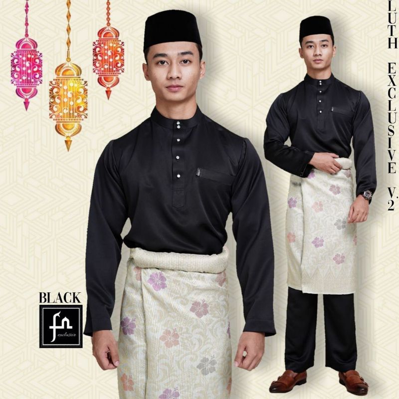 STELAN BAJU TELUK BELANGA PRIA / SETCEL KOKO ADAT RIAU MELAYU