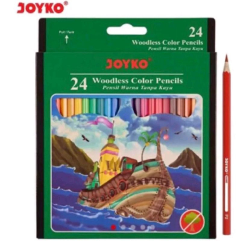 

pensil warna JOYKO 24 warna CP-104