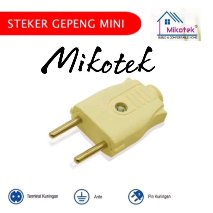 Steker Gepeng MIKOTEK