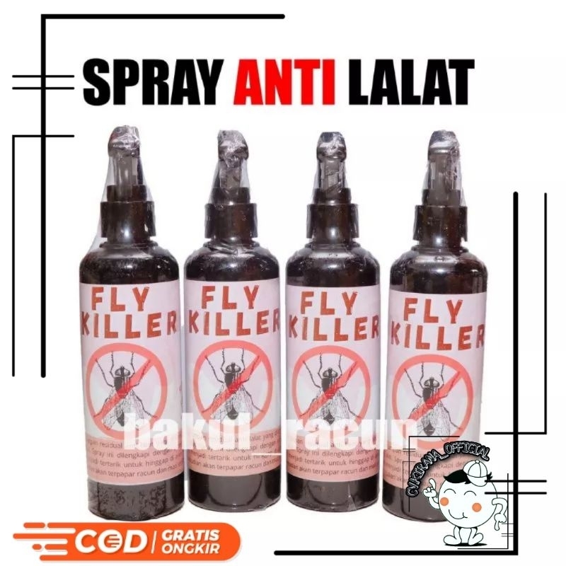 Racun lalat ampuh semprotan anti laler FLY KILLER 250 ML original