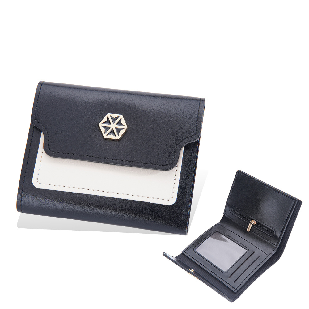 DOMPET LIPAT WANITA MINI IMPORT BAELLERRY ORIGINAL KULIT HITAM CASSILA WA699B5 KOREA KARTU KECIL CEWEK REMAJA LUCU KEKINIAN PREMIUM MURAH SIMPLE BATAM BRANDED