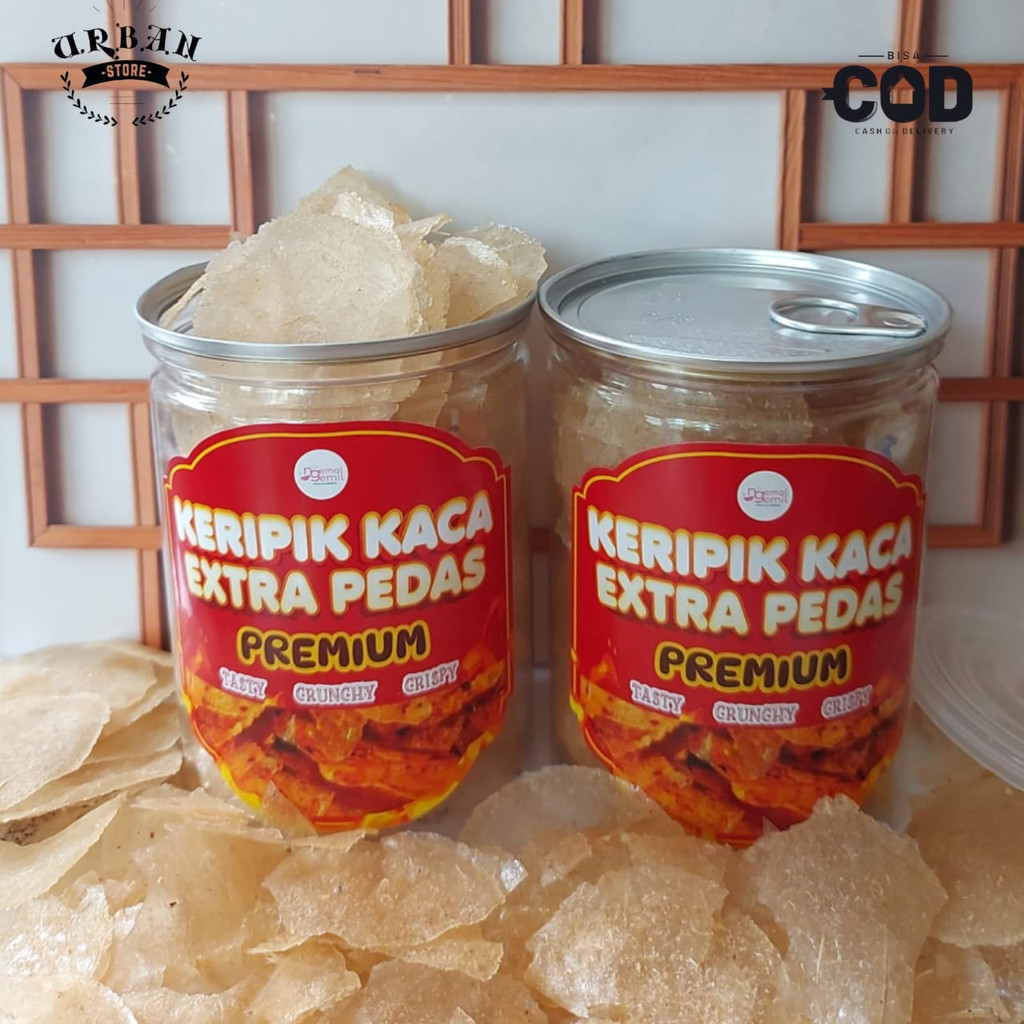 

Can - Keripik Kaca Extra Pedas Kripik Kaca Pedas Kualitas Premium