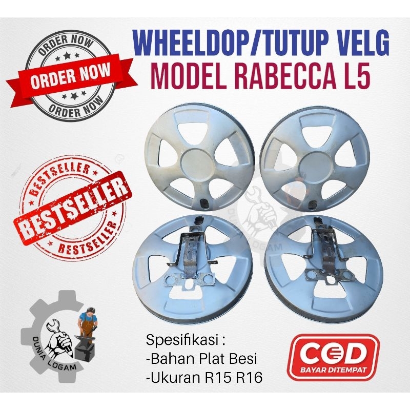 Wheeldop Wildop Weeldop Wheeldoff Weldoff Wildoff Weldop Cover Velg Tutup Velg Ring 15 Ring 16 R15 R