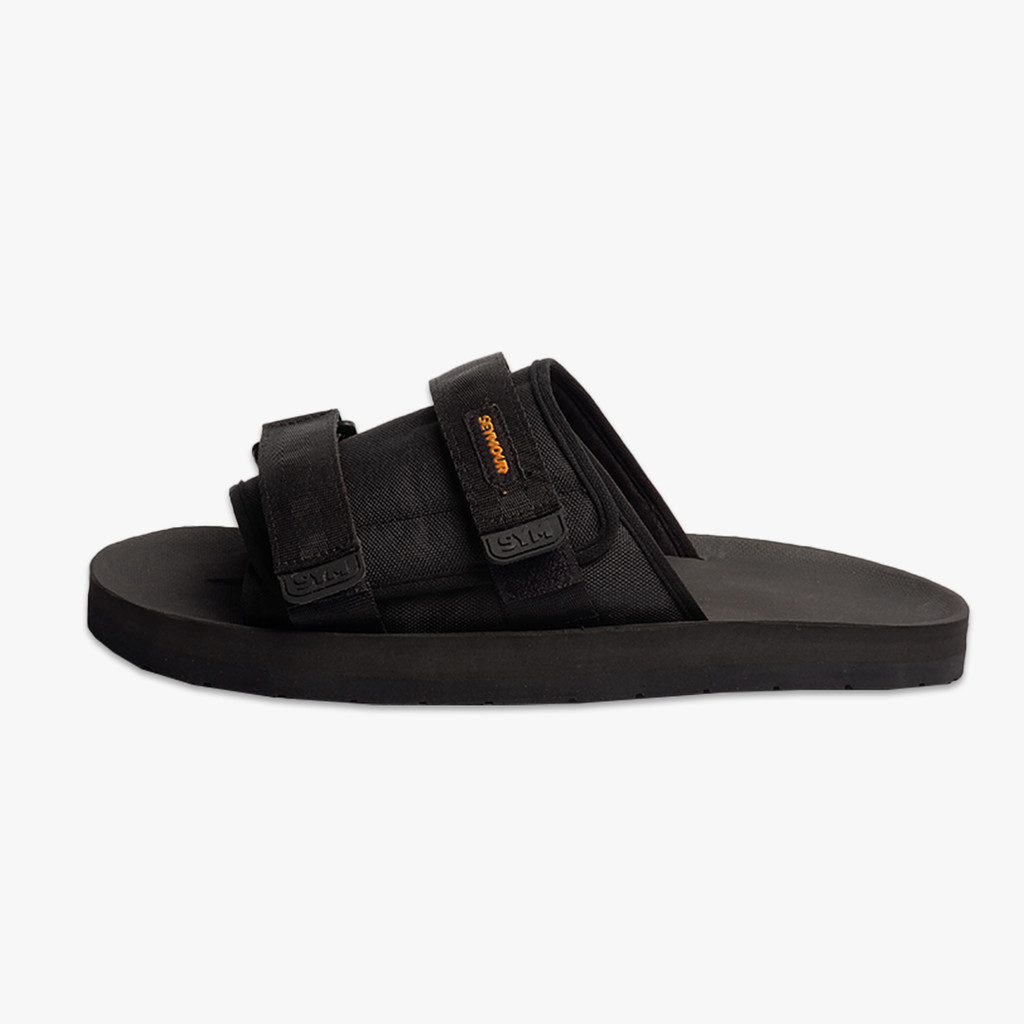 SEYMOUR - Aria Black Sandal Pria