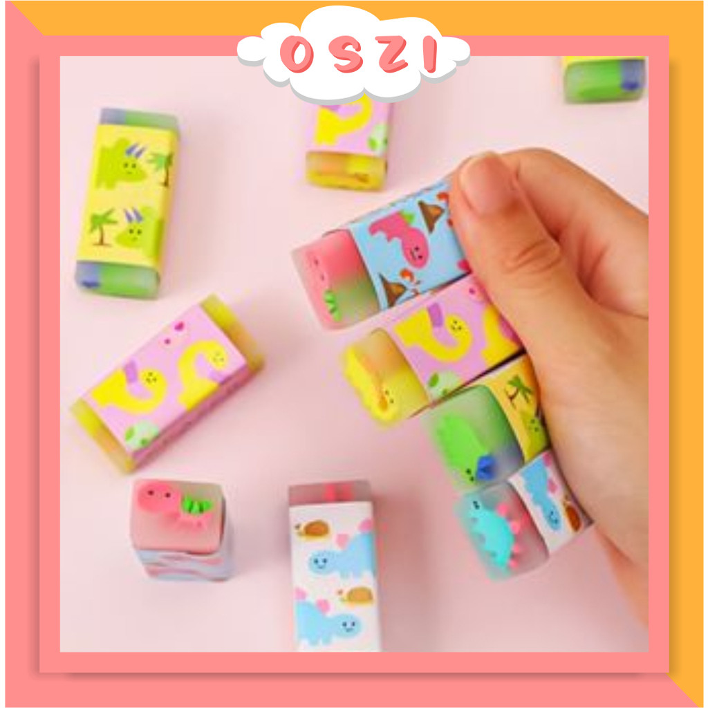 

❄ OSZI ❄ Penghapus Dinosaurus / Dino Eraser / Penghapus Pensil Motif Dinosaur Imut / Dinosaurs Pencil Eraser Karakter / Penghapus Karakter / Penghapus Kotak Motif Dinosaurus S071