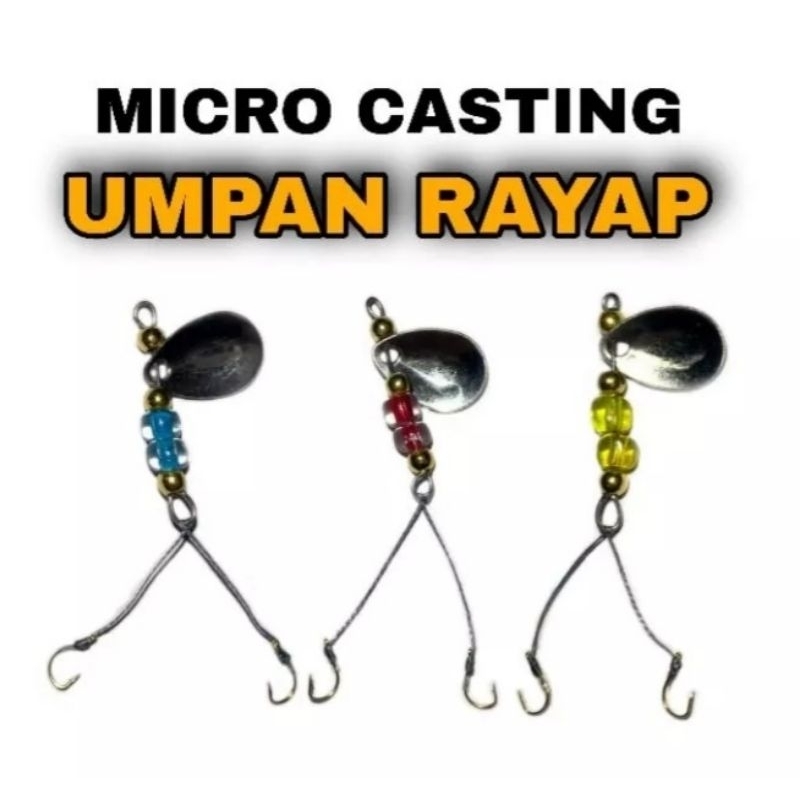 RAYAP LURE  UNTUK UMPAN CASTING WADER, REDEVIL DAN NILA . MURAH