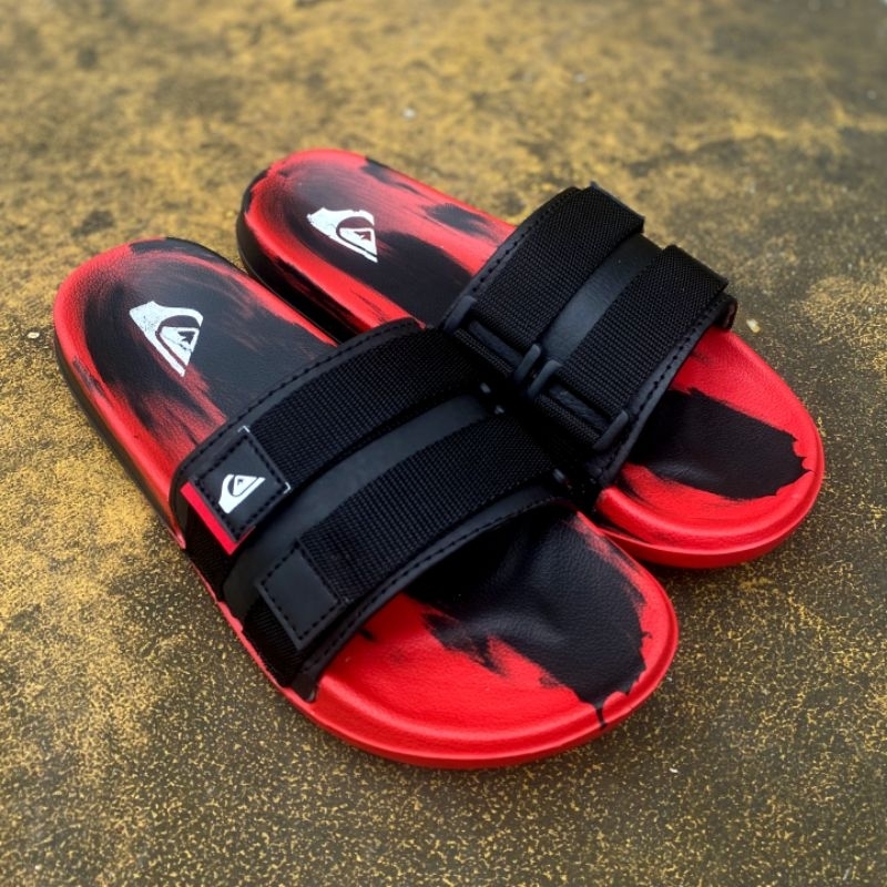 Sandal Adids Pria Slip On Motif Corak Sandal Pria Kekinian