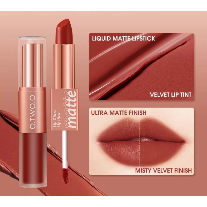 O.TWO.O Lipstick Intense Color Dual-Stick 2 In 1