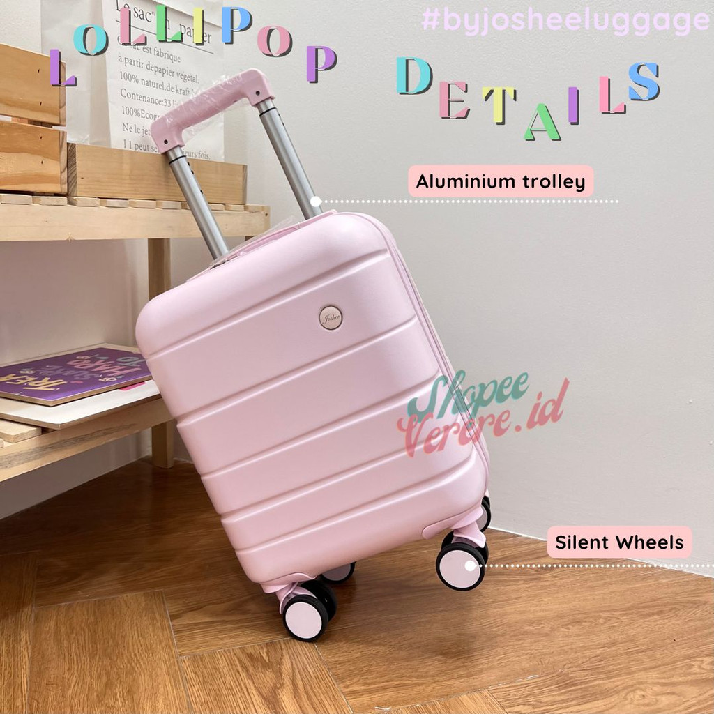 Joshee Koper LOLLIPOP Series Koper Cabin 16 Inch Luggage Suitcase