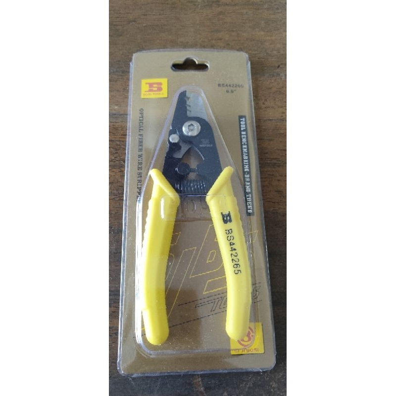 Fiber Optic Stripper 3Hole Bosi Tools/Tang Pengupas Kabel 3 Lubang