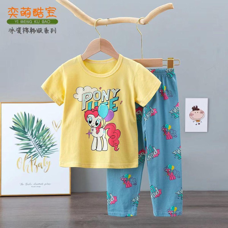 KUBAO BAJU TIDUR ORGANIK ANAK 1-9 TAHUN | CP009 | PIYAMA IMPORT ANAK | SETELAN TIDUR IMPORT BAHAN KATUN ORGANIK