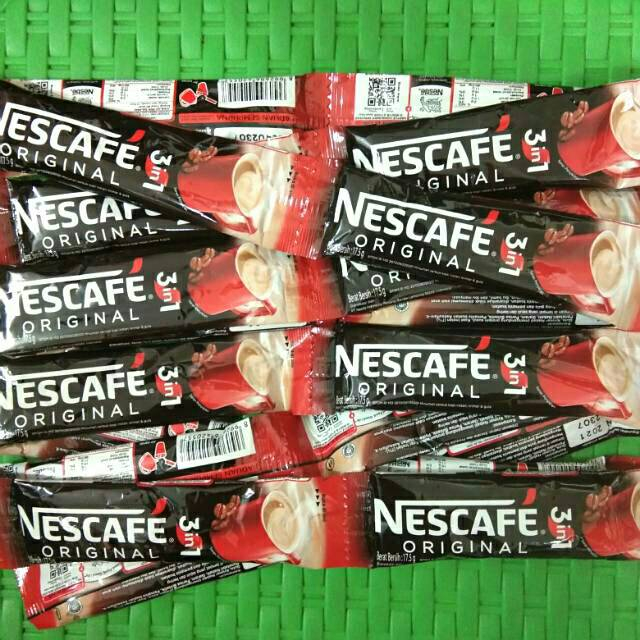 

NESCAFE ORIGINAL ( 3 in 1) renceng isi 10 sachet