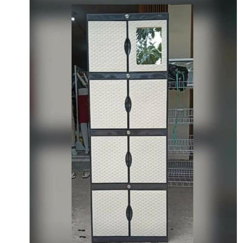 Lemari plastik aquose mini susun 4