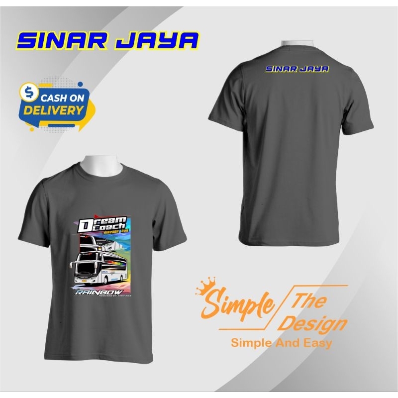 Kaos Bus Kaos Bus Sinar Jaya Kaos Po Bus Sinar Jaya Katun Murah