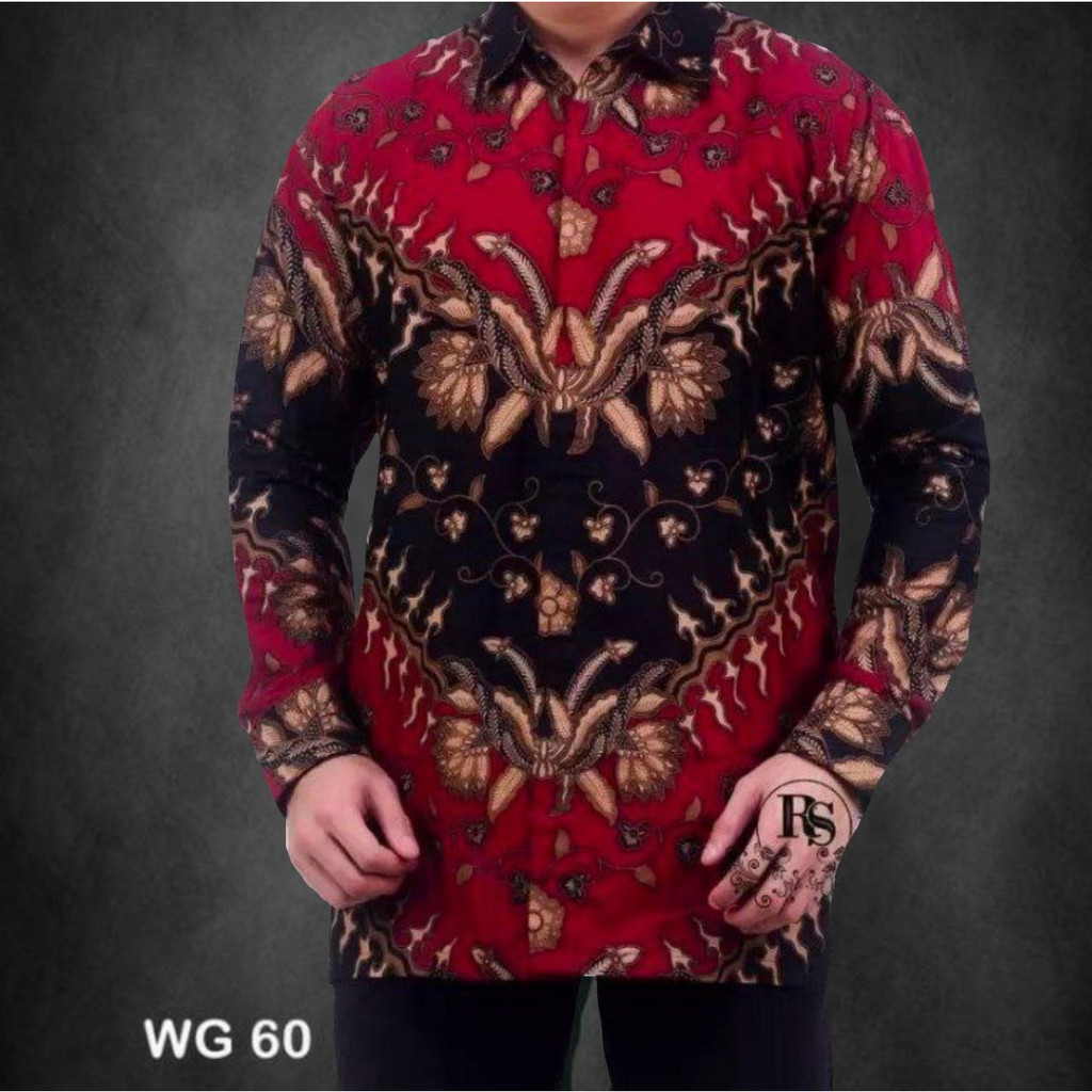 NEW ARRIVAL DISTRO BATIK PRIA BORDIR SOGAN HRB026 BATIKAF