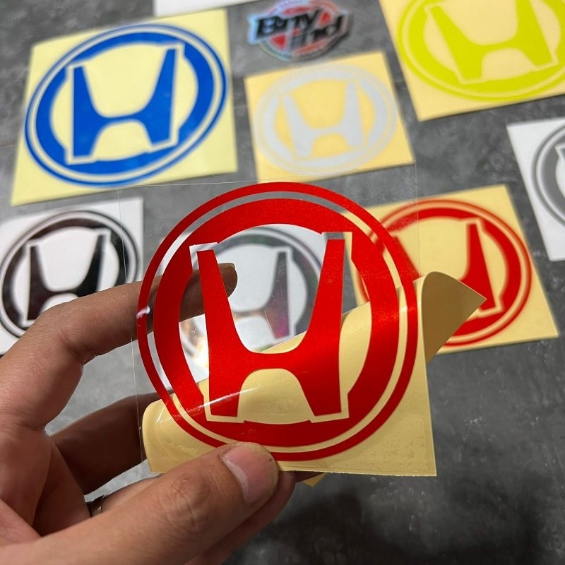 Sticker Stiker LOGO HONDA Cutting