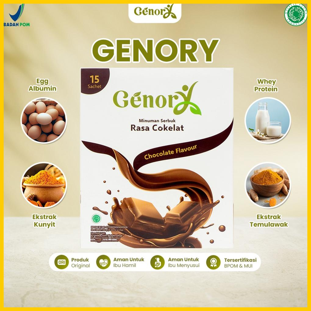 

susu penambah berat badan untuk Dewasa Susu Genory, Genory Susu Penggemuk Badan Rasa Coklat Minuman Bubuk Penambah Berat Badan