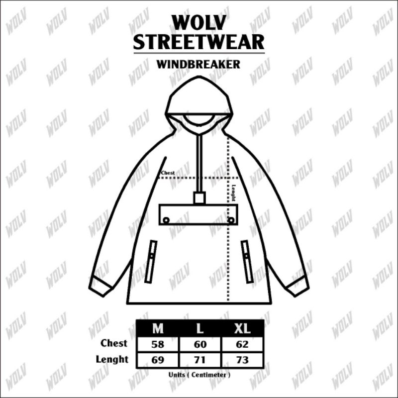 COUGLE WINDBREAKER BASIC WOLV PROJECT UNISEX