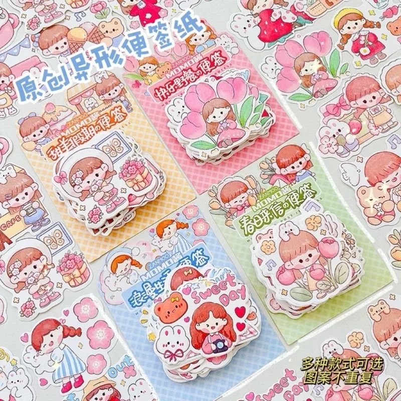 

100 Lembar Memo Sticky Notes Momo Deco Paper