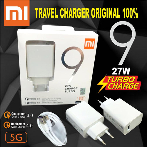 Charger Xiaomi Micro Usb Fast charging 27w Turbo Charger