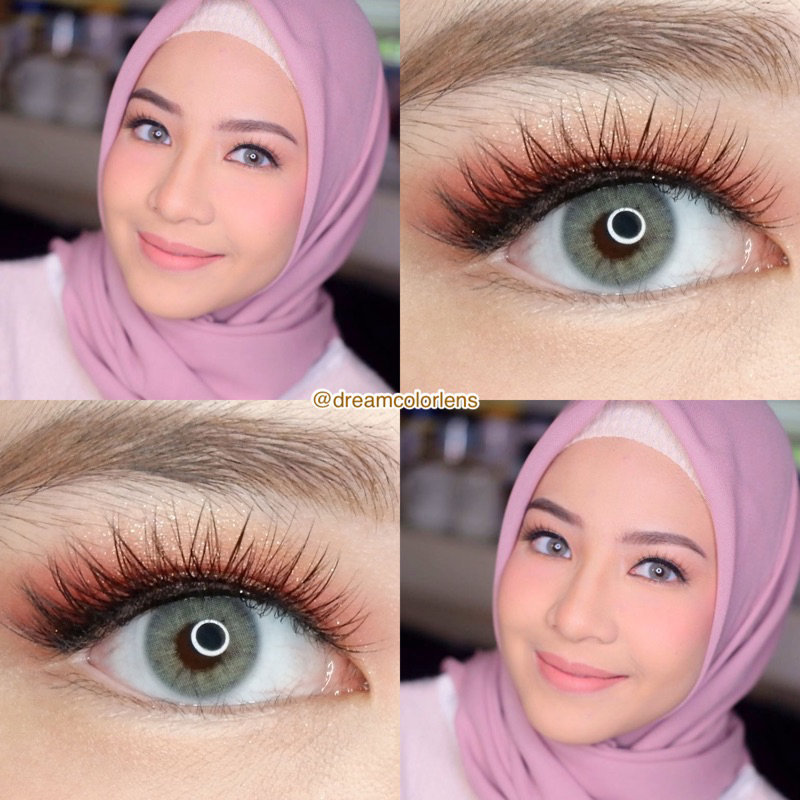 Softlens Kitty Kawaii Mini Ava Gray / Brown / Blue / Abu / Coklat / Biru Normal Minus Beda Minus