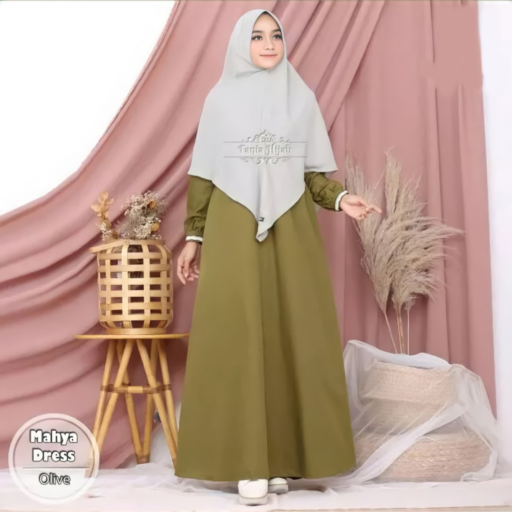 COD Gamis Katun Polos Toyobo Madina Premium Busui Friendly Termurah Dress Dewasa Modern Jumbo