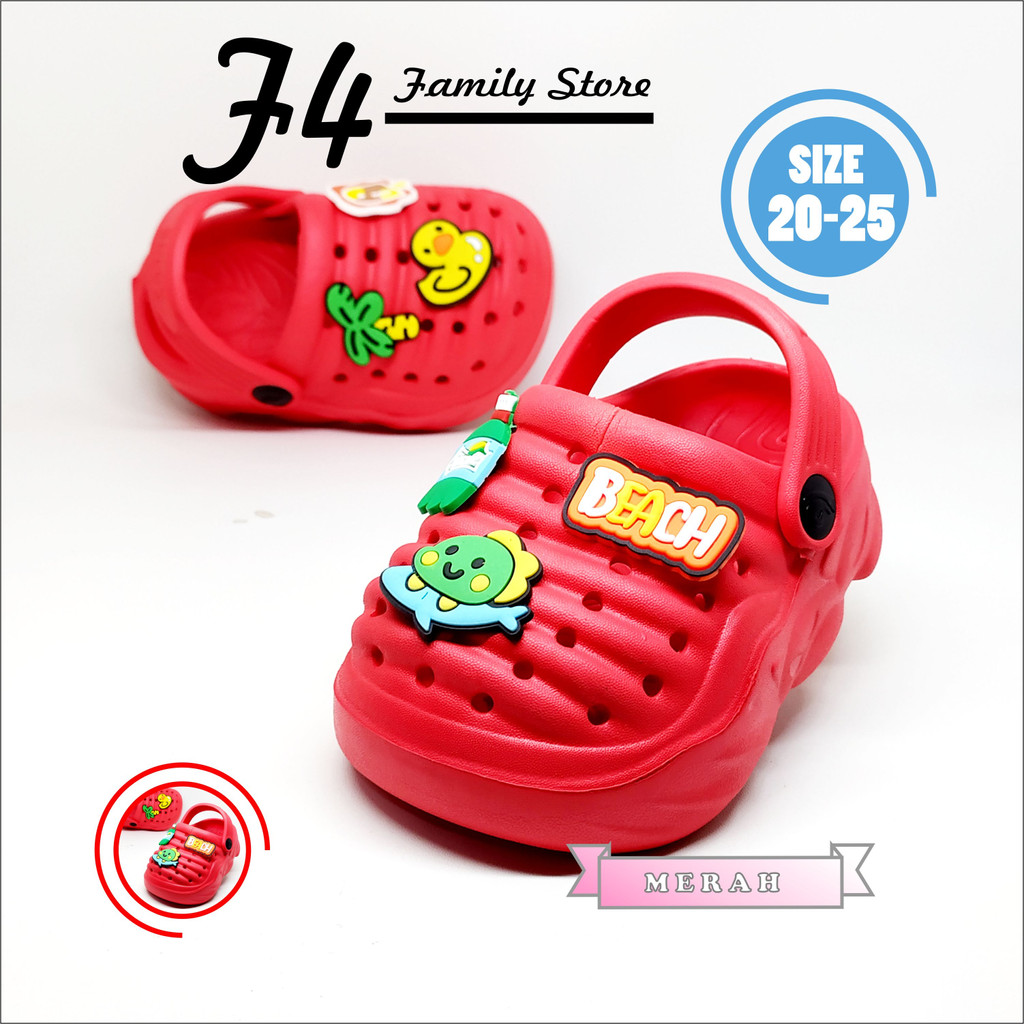 MD79 - Sendal Baim Anak Laki Laki Terbaru 2023 Usia 1 3 Tahun Ready Stok Lucu Tali Belakang