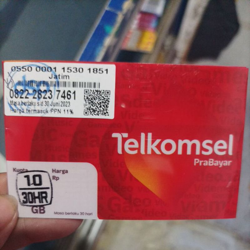 Kartu perdana TELKOMSEL 10GB  compete