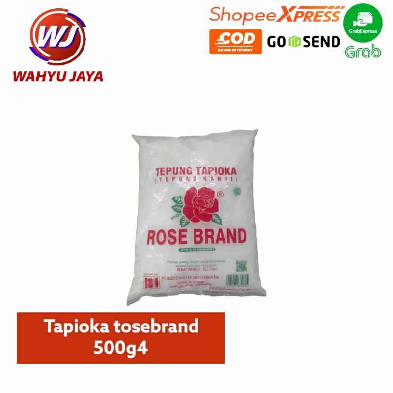 

tepung tapioka rose brand 500gr